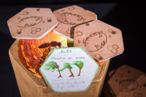 jeu de société, tuiles FreezBee, abeilles, environnement, nature, arbres, jeu