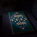 jeu de société à deux joueurs, jeu de stratégie, losange, le coffre des rois, super-pouvoirs, pions