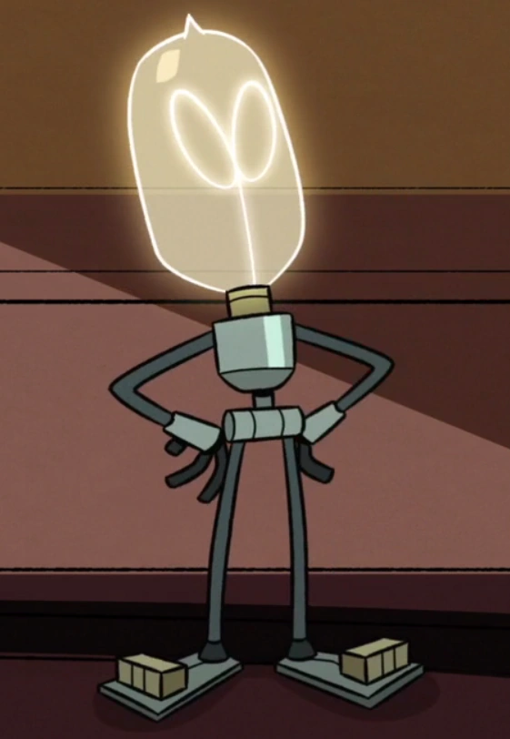 filament, personnage de BD, ampoule, bonhomme